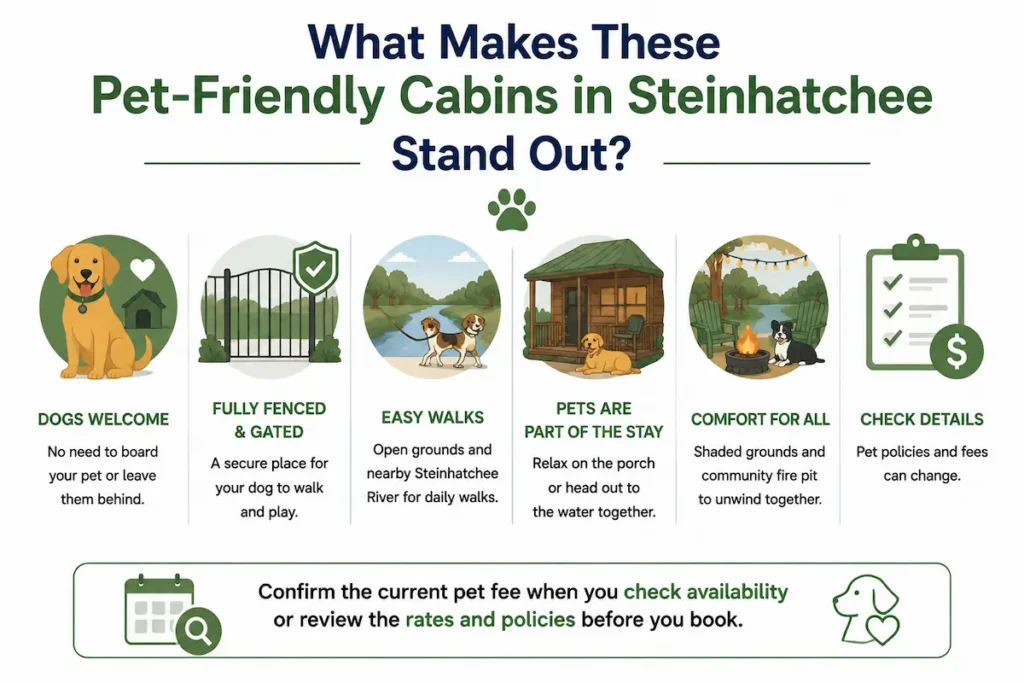 What Makes These Pet-Friendly Cabins in Steinhatchee Stand Out?