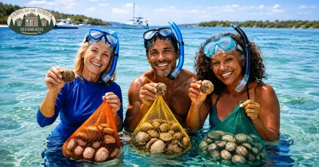 Plan Steinhatchee Scallop Season 2026 - Cabins & RV Stays