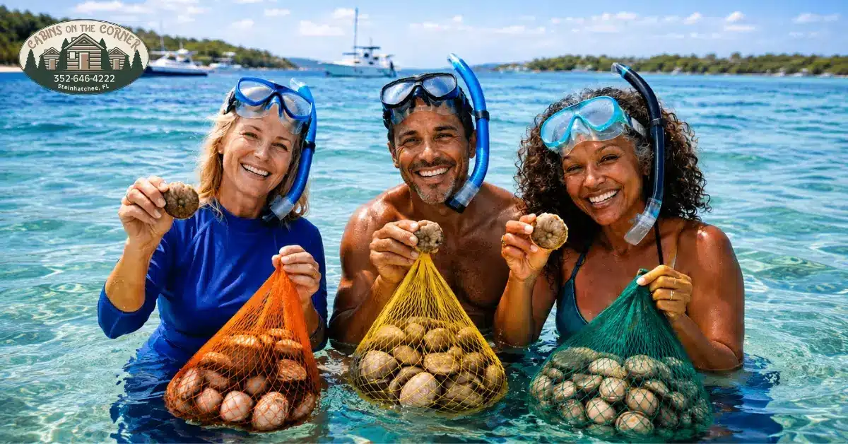 Plan Steinhatchee Scallop Season 2026 - Cabins & RV Stays