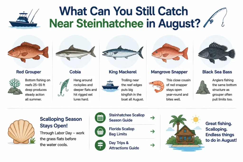 What Can You Still Catch Near Steinhatchee in August?