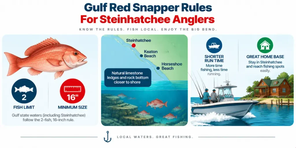 Gulf Red Snapper Rules For Steinhatchee Anglers