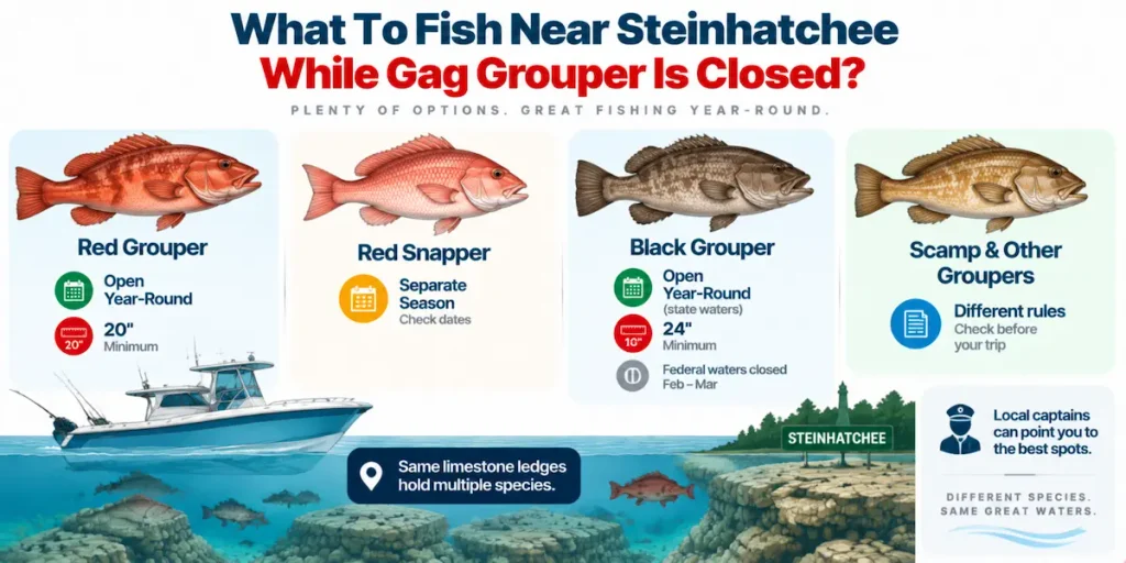 What To Fish Near Steinhatchee While Gag Grouper Is Closed?