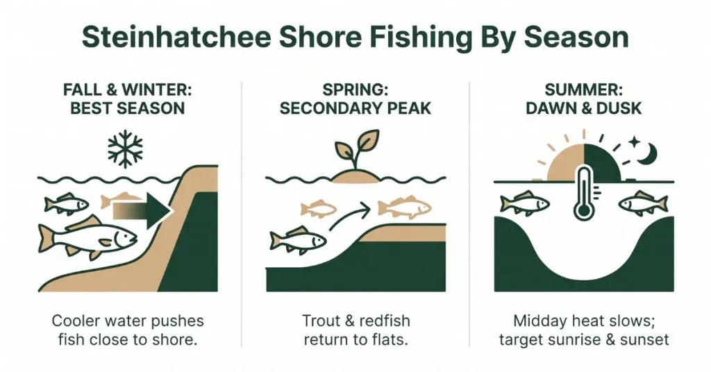 When Is the Best Time for Shore Fishing in Steinhatchee?